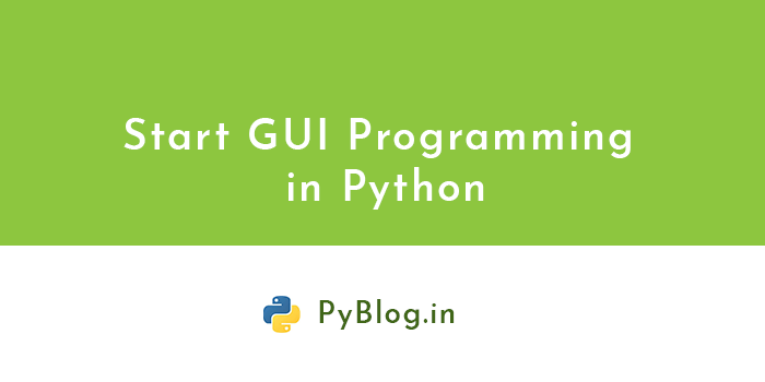 start-python-gui tkinter